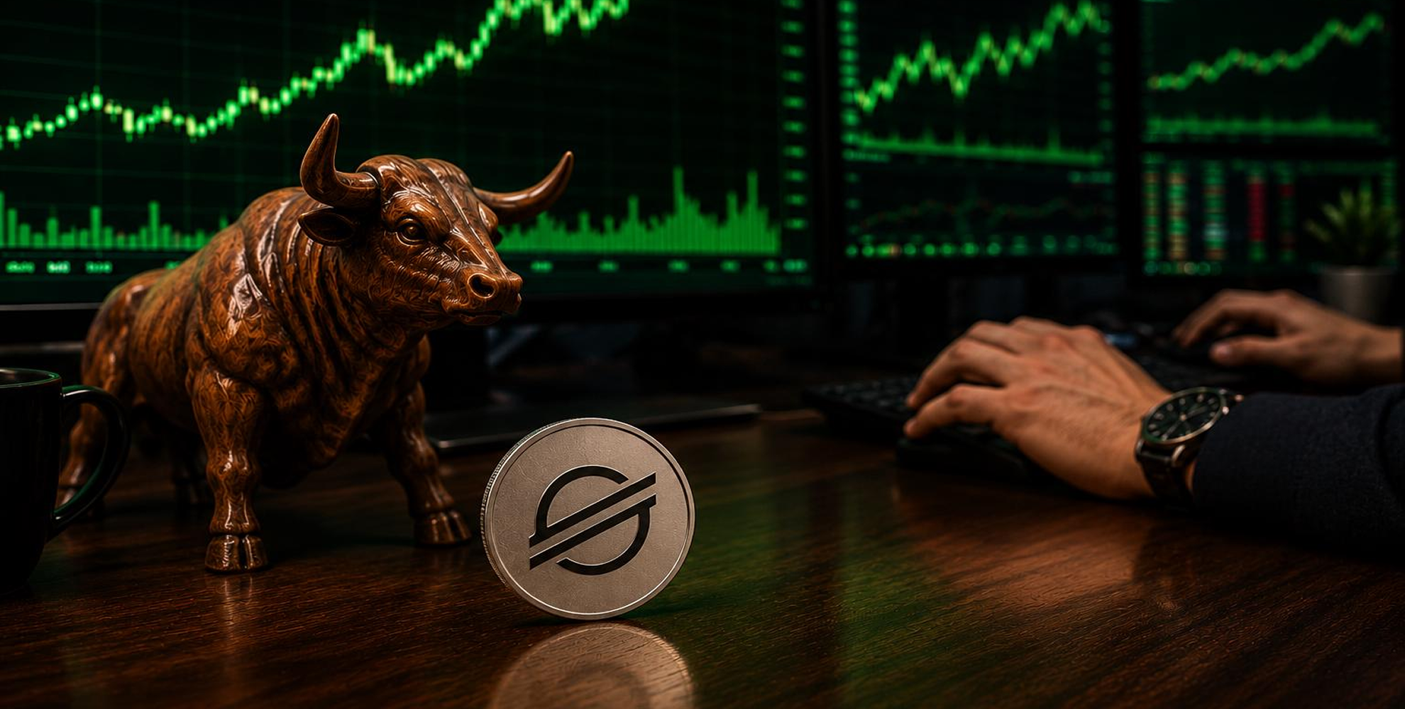 XLM sobe após DTCC escolher Stellar para tokenização de ativos de Wall Street