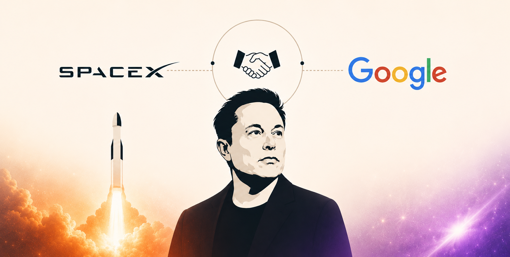 SpaceX e Google fecham contrato que levanta questionamentos às vésperas do IPO